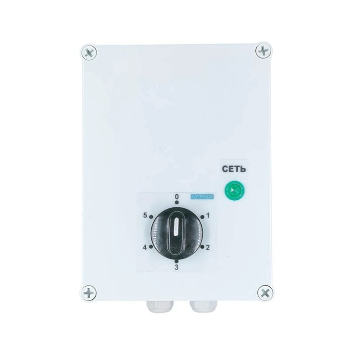 Пятиступенчатый трансформаторный регулятор скорости с BVM ТРСВ1-2,5/Т