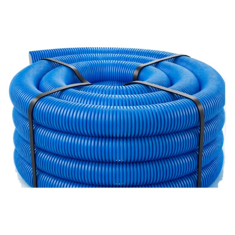 СПВ ПЭ-75/63Т воздуховод из полиэтилена, круглый, антистатический, антибактериальный, D75/63, с термоизоляцией по внешнему D107мм, L-30м