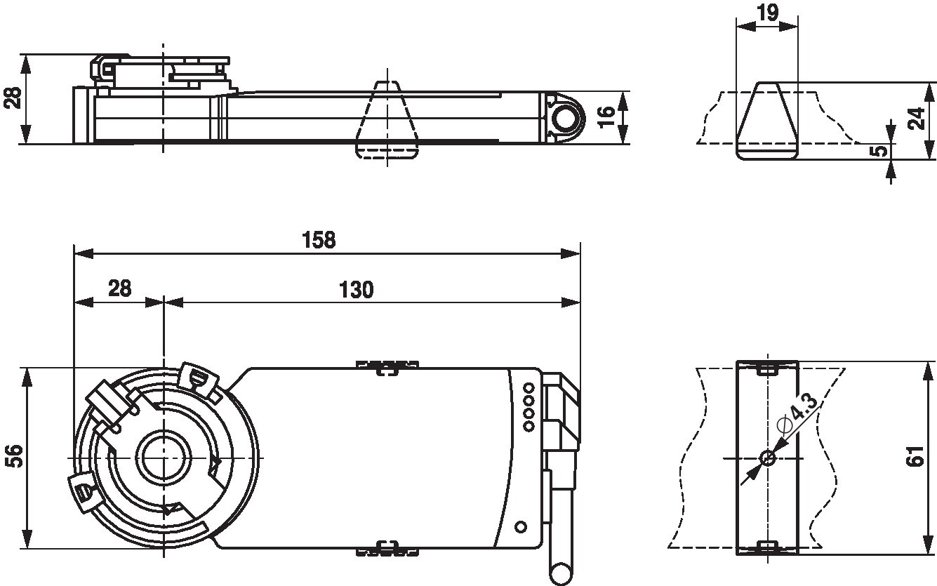 Электропривод Belimo CM230-R (2 Н·м)