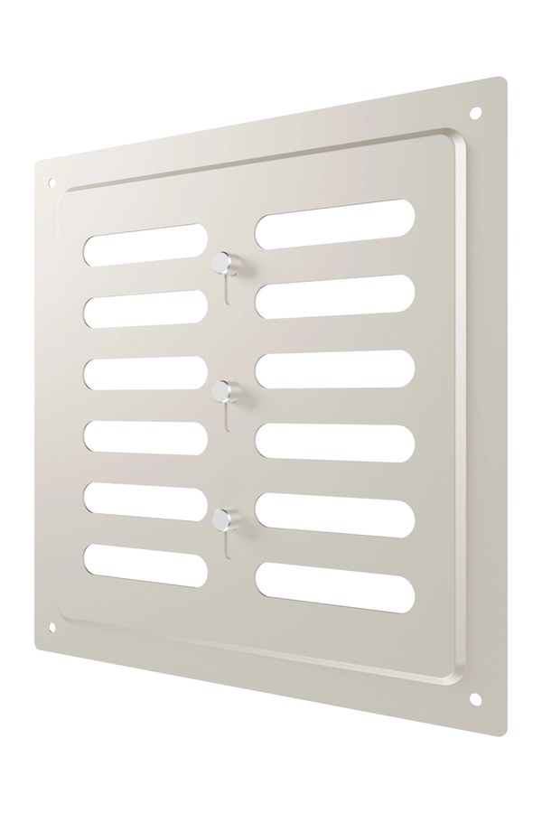 Решетка вентиляционная MER регулируемая 200х200 окрашенная сталь бежевый ERA