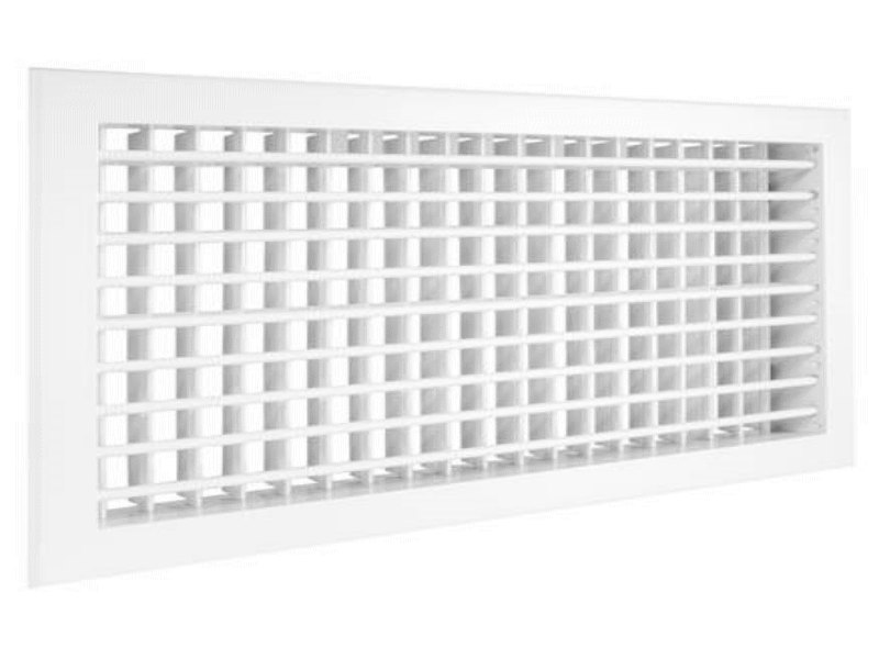 Настенная двурядная решётка ZILON 2 WA 200*200