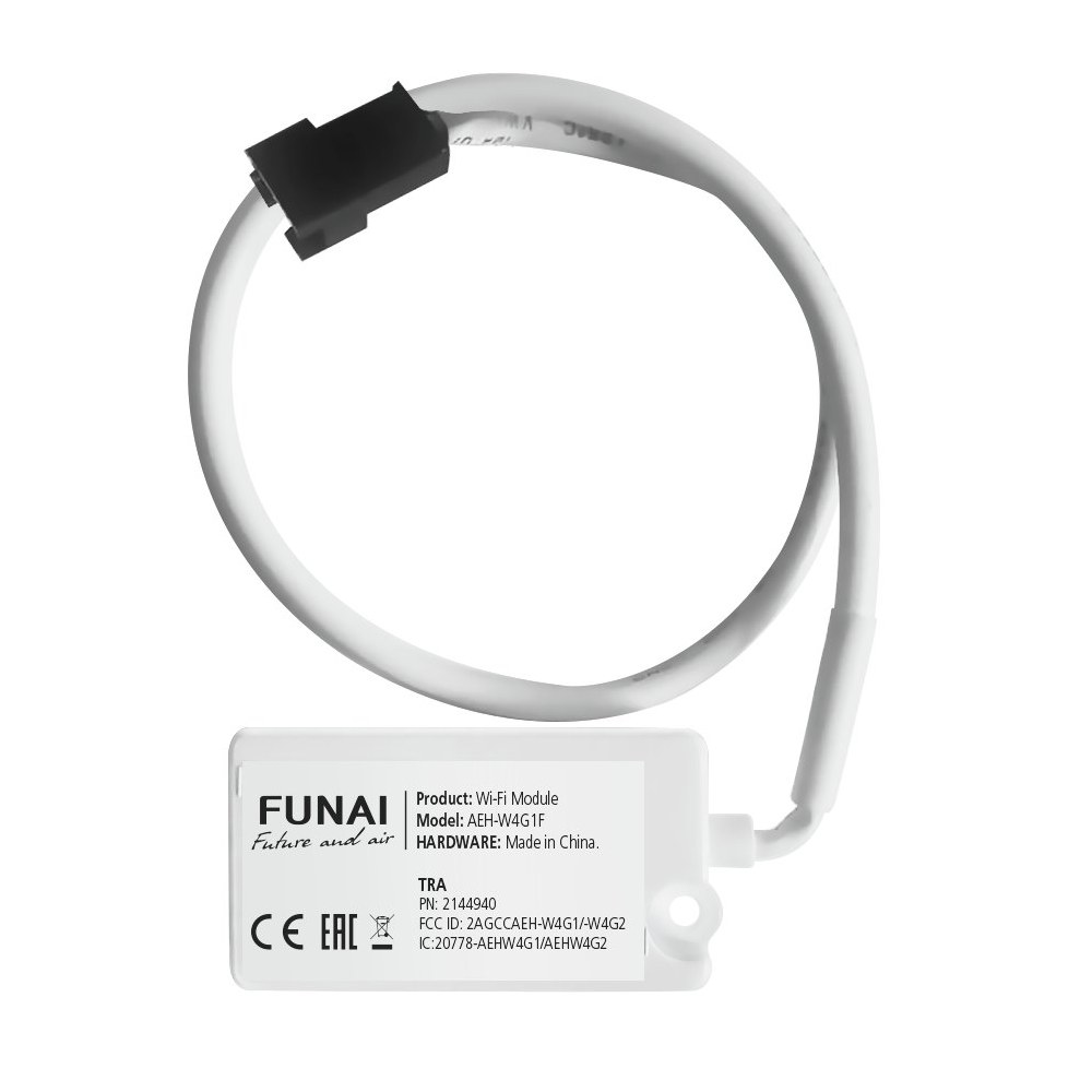Wi-Fi-модуль FUNAI AEH-W4G1F для сплит-систем SENSEI 2025 (D06), SENSEI Inverter и мульти сплит-систем ORIGAMI Wi-Fi-модуль FUNAI AEH-W4G1F для сплит-систем SENSEI 2025 (D06), SENSEI Inverter и мульти сплит-систем ORIGAMI