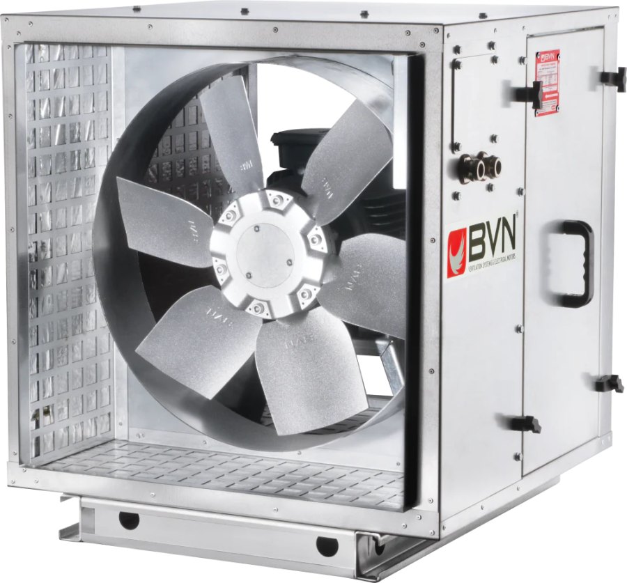Шумоизолированный канальный осевой вентилятор дымоудаления ARMO-C 800/5